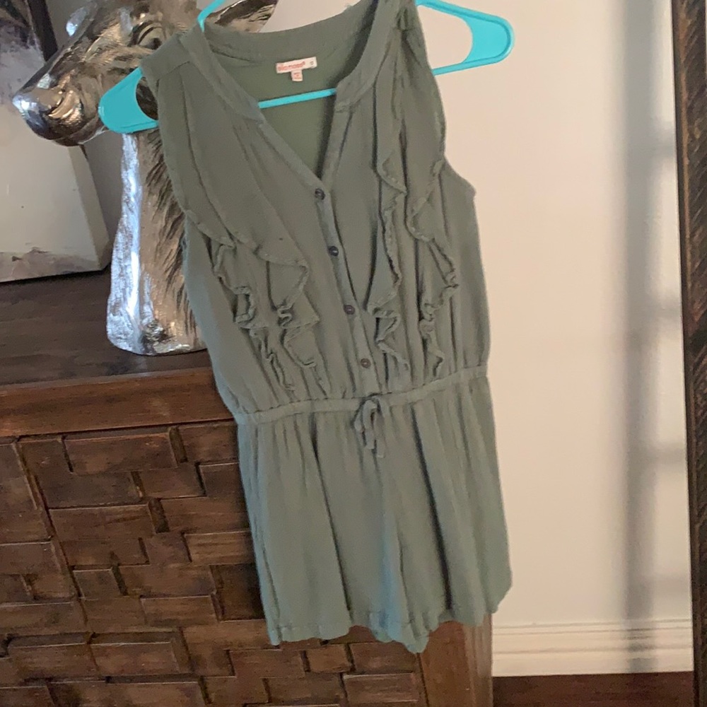 Cute green romper